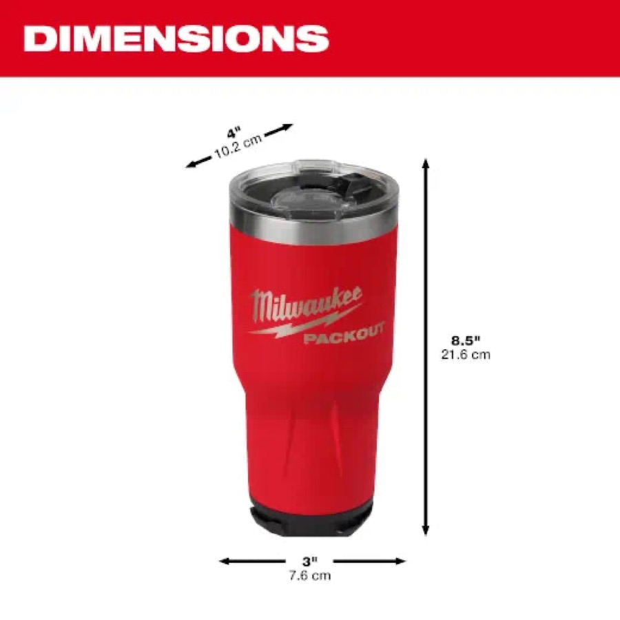 Vaso térmico Packout 30 oz. rojo