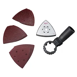 Base, lijas y extractor de polvo M18™ (kit con 17 pzas.)