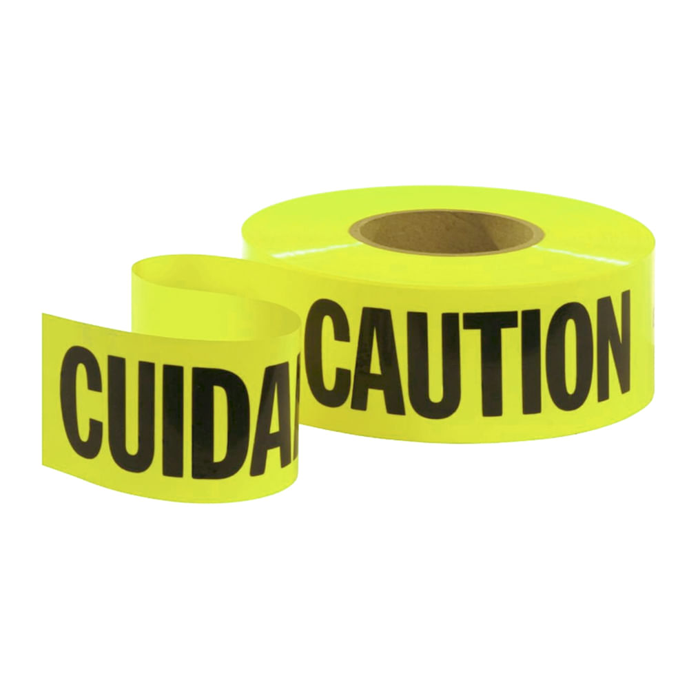 Cinta amarilla de advertencia de 1000' (ccaution-cuidado)