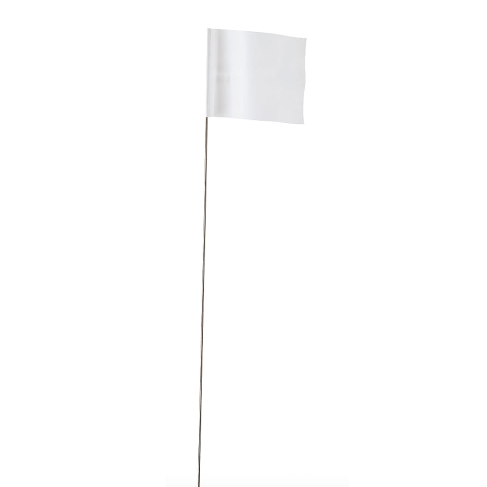 Banderines blancos de 100 pzs de 2.5