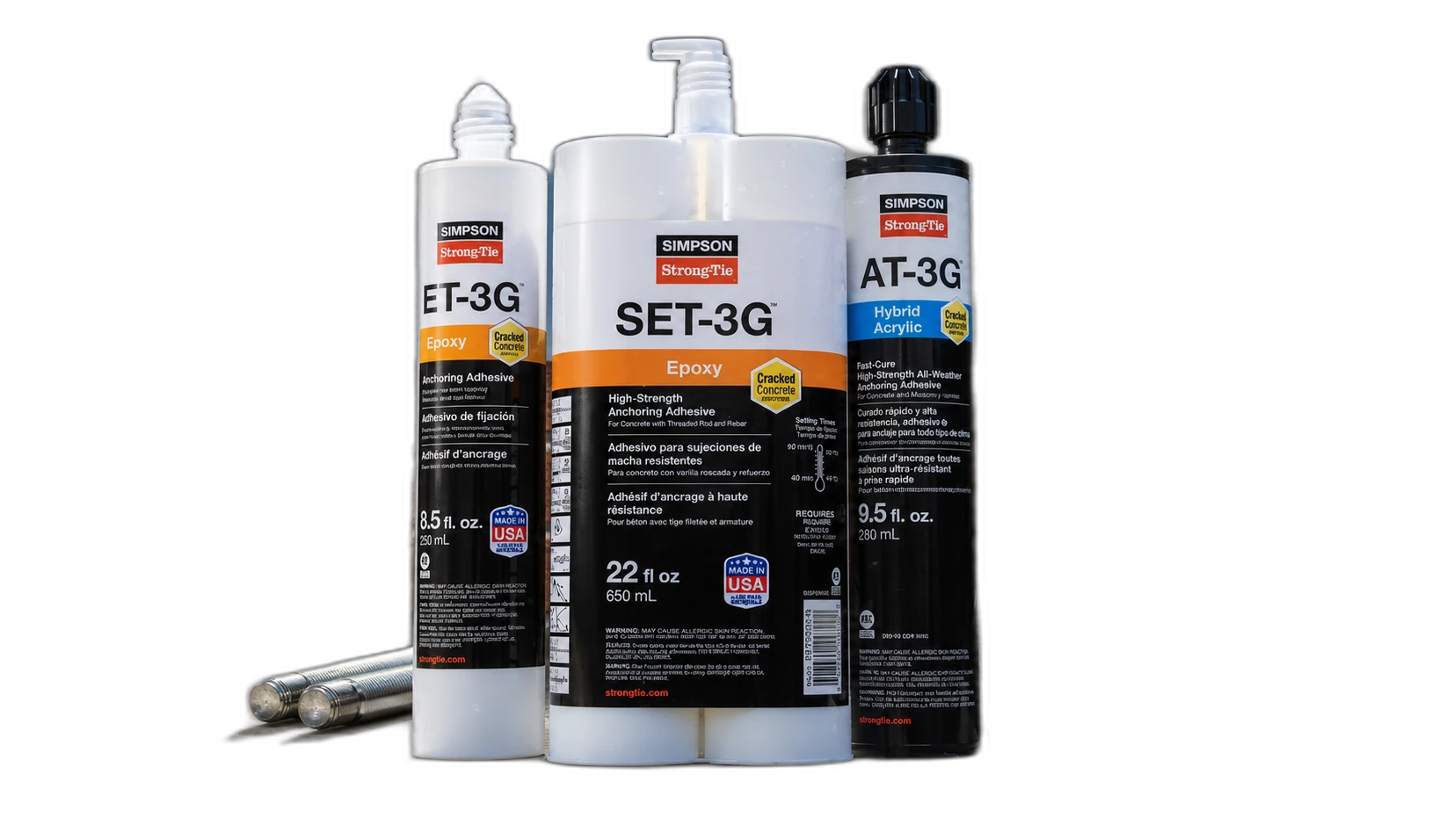 Adhesivo epóxico de anclaje SET-3G