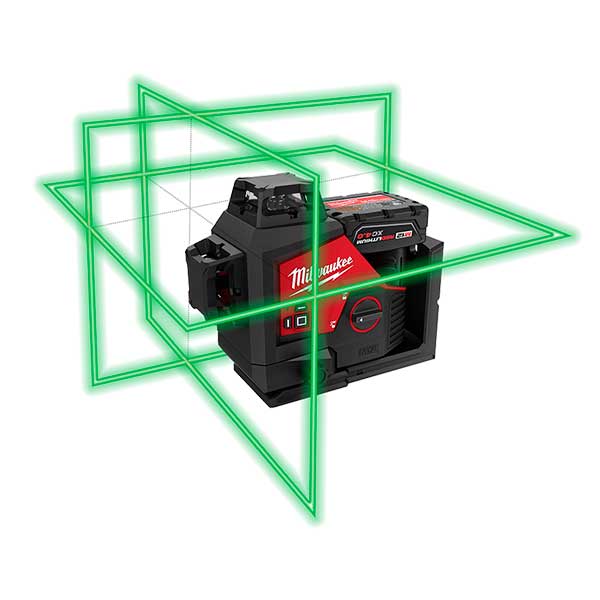 Nivelador Láser verde de 3 planos en 360° MILWAUKEE® M12™ 3632-21