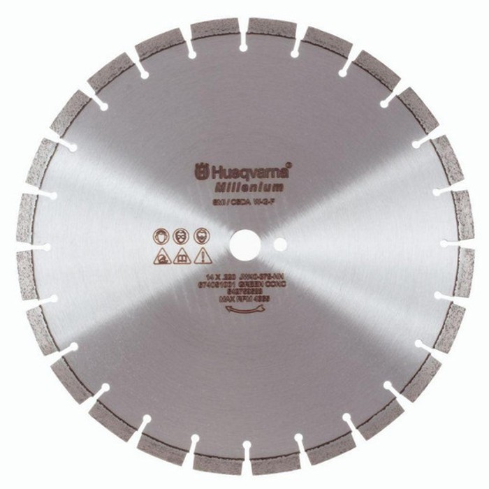 Disco para corte de concreto HUSQVARNA Millenium JW30 12" X 0.250"